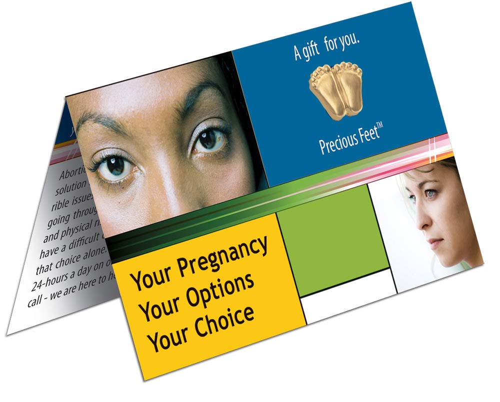 Jewelry, Lapel Pin, Precious Feet, Gold-Colored, Abortion Vulnurable Card