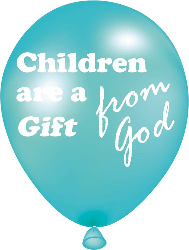 Balloon, Children Are a Gift: 100/pk