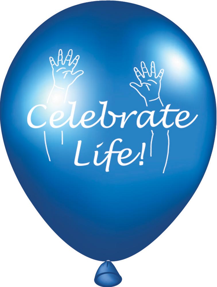 Balloon, Celebrate Life: Pack of (100)