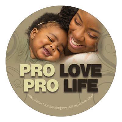 Button, Pro Love Pro Life, 25/pk Button, Pro Love Pro Life, 25/pk