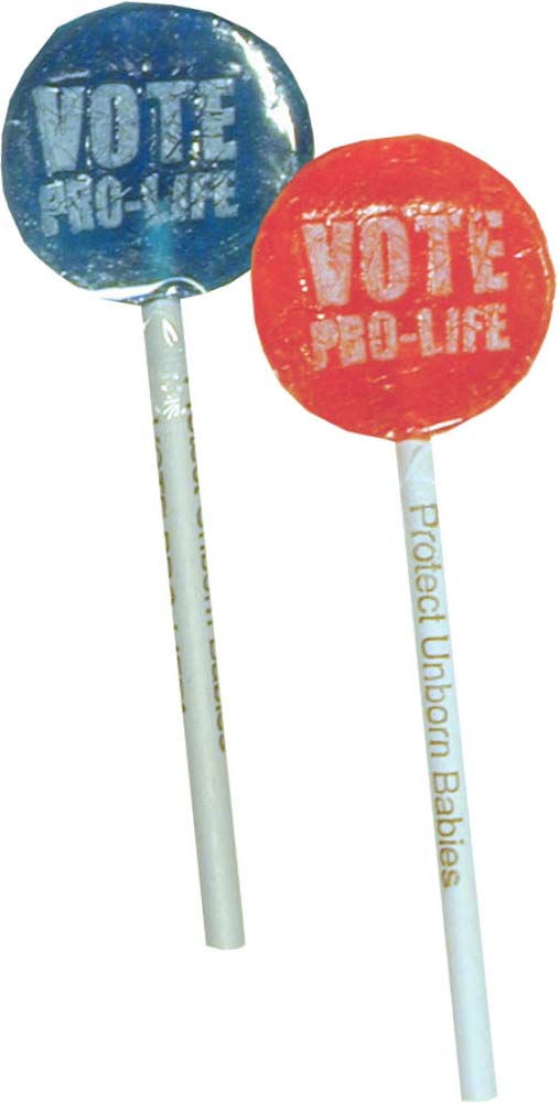 Candy, Sucker, Vote Pro-Life: Pack of (50)