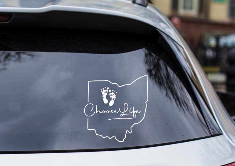 Vinyl Cut-Out Sticker, Ohio Vinyl Cut-Out