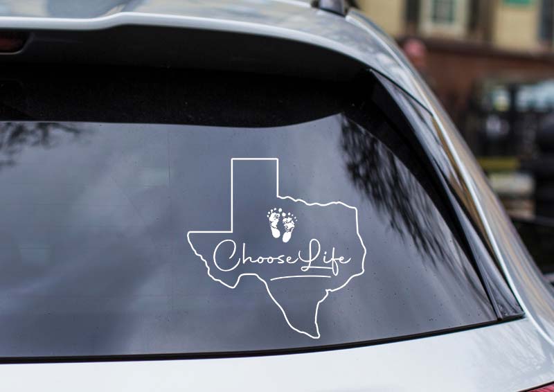 Vinyl Cut-Out Sticker, Texas Vinyl Cut-Out