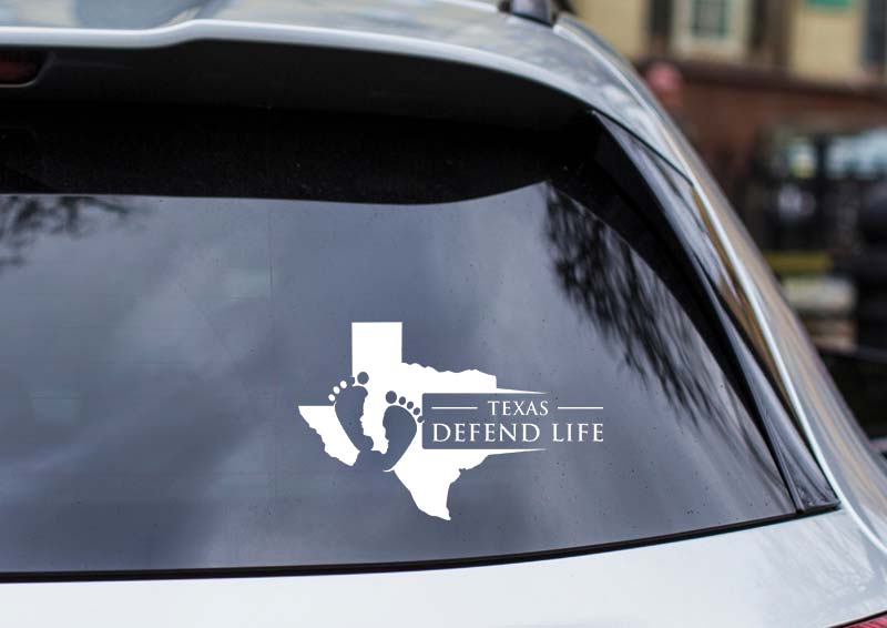 Vinyl Cut-Out Sticker, Texas Vinyl Cut-Out