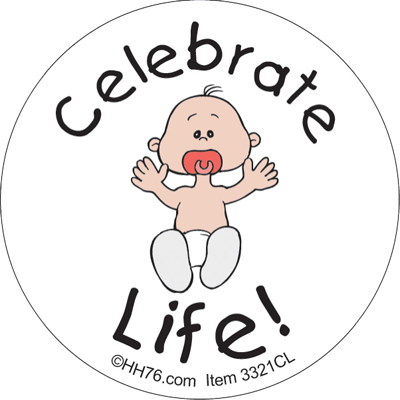 Sticker, Celebrate Life