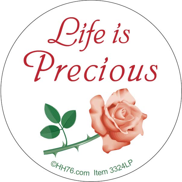 Sticker, Life is Precious