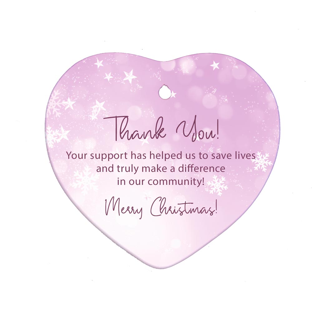 Ornament, Thank you!: Pack of (10)