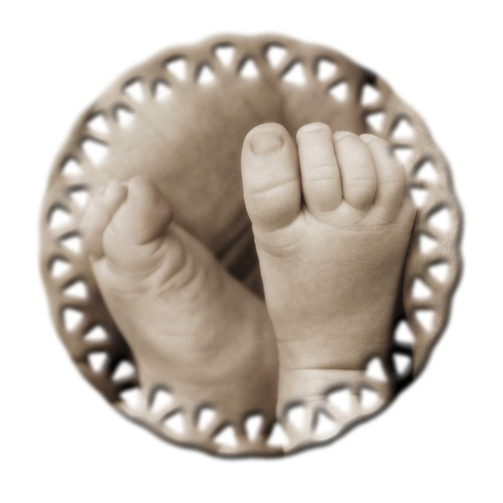 Ornament, Baby's Feet: Pack of (10)