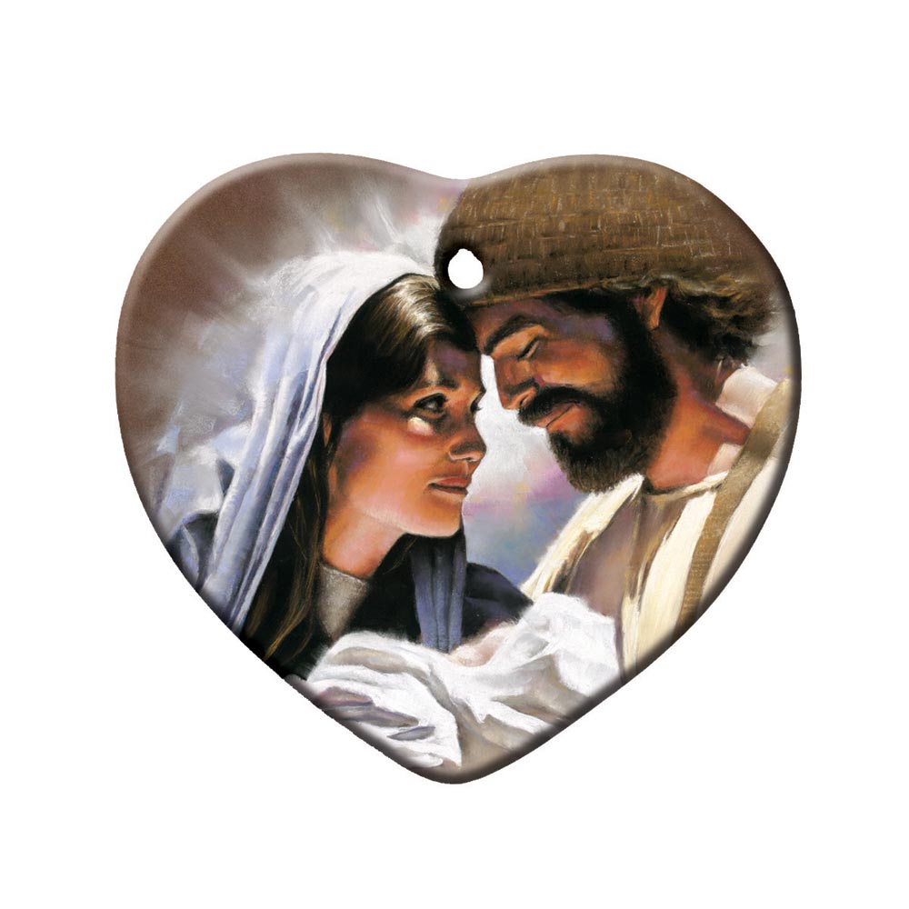 Ornament, Mary and Joseph: Pack of (10)