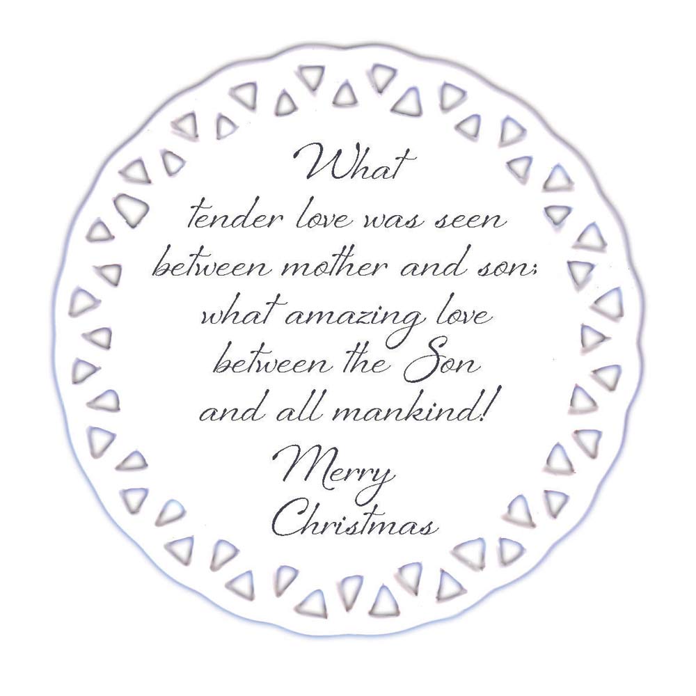 Ornament, Mary's Love: Pack of (10)