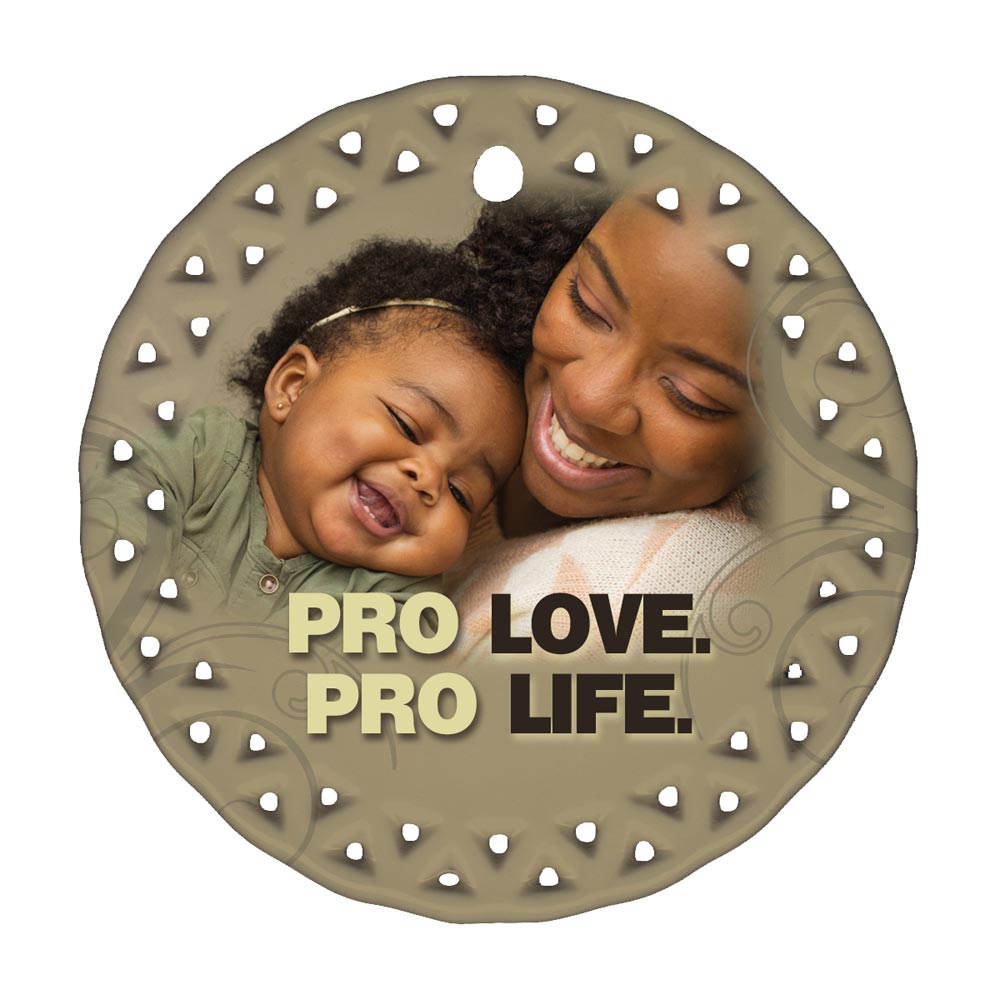 Ornament, Pro Love Pro Life: Pack of (10)