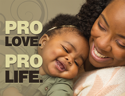 Note Card, Pro Love. Pro Life, 50/pk Note Card, Pro Love. Pro Life, 50/pk