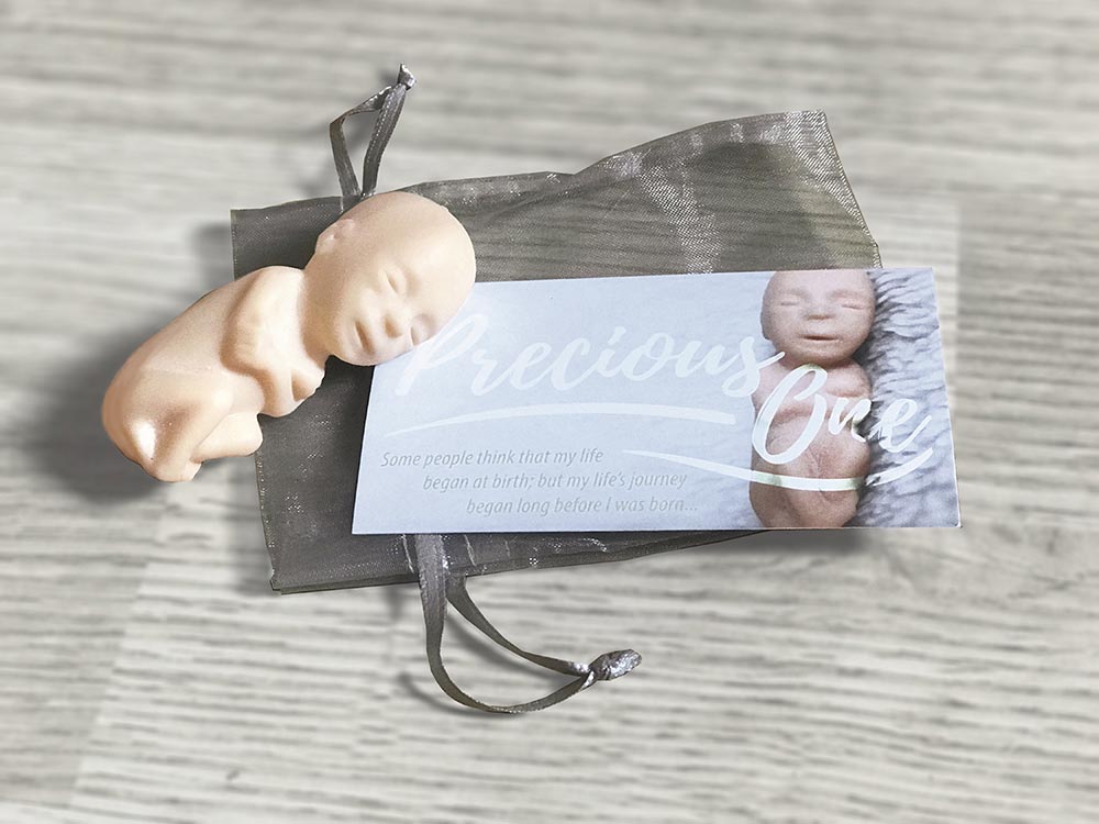 Fetal Model, Precious One, White Individually Package, English Card, 50/pk