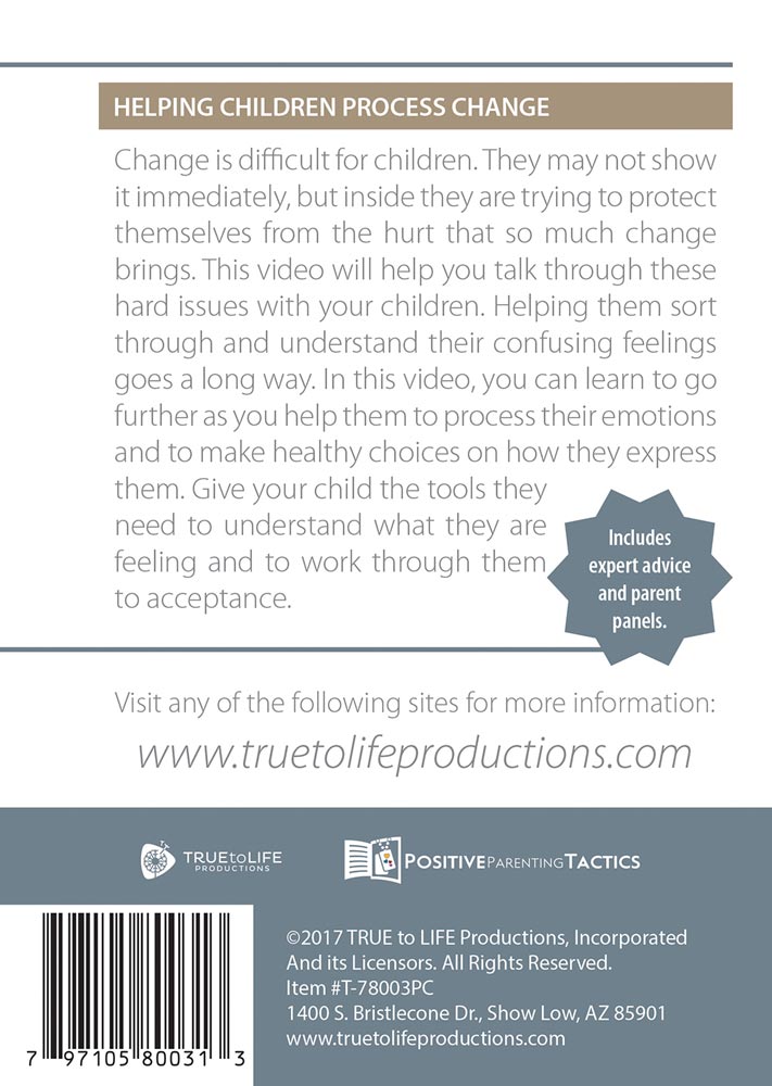 DVD, Helping Children Process Change