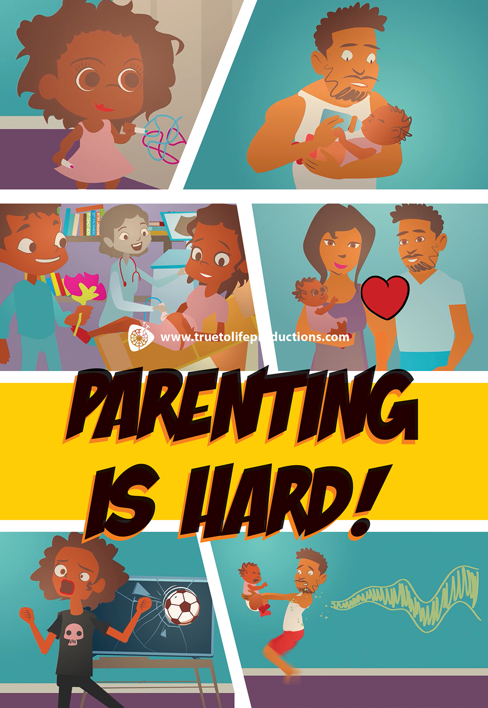 DVD, Parenting is Hard Animated  Baby Bottle Promo - Digital Link