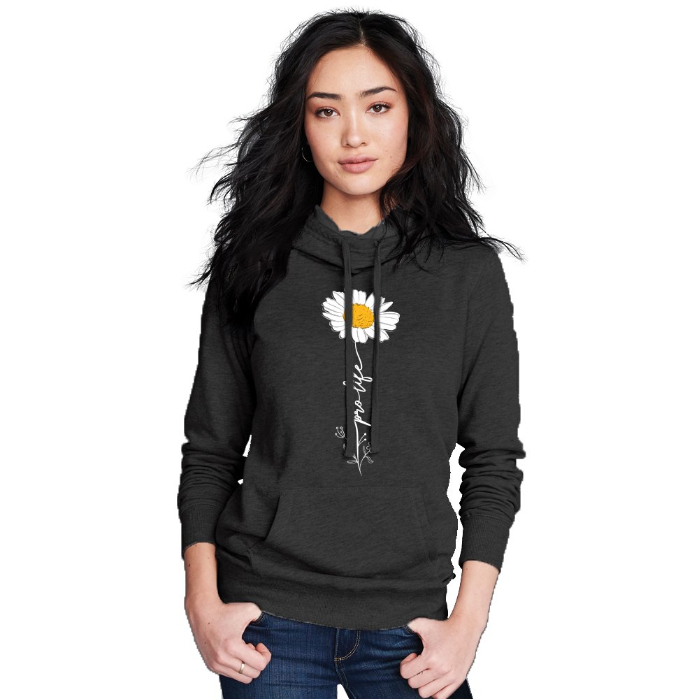 T-Shirt, Pro-Life Flower Design Sweatshirt