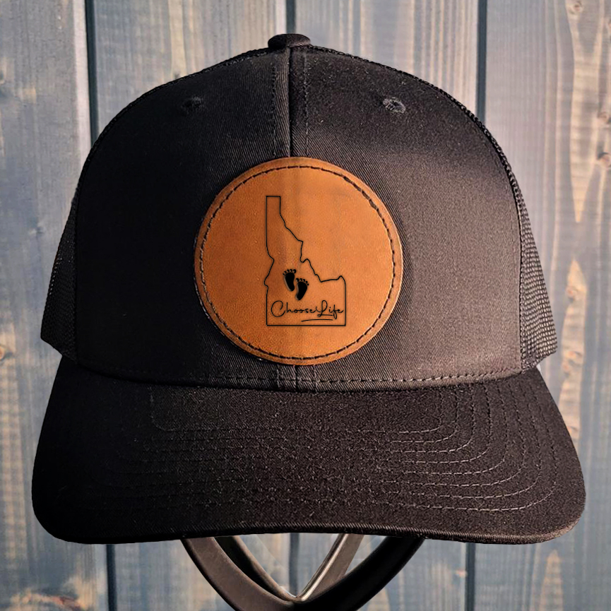 Hat, Idaho Leather Patch Hat