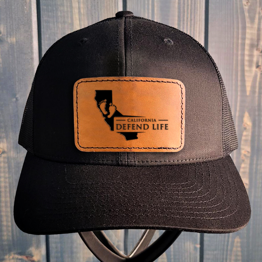 Hat, California Leather Patch Hat