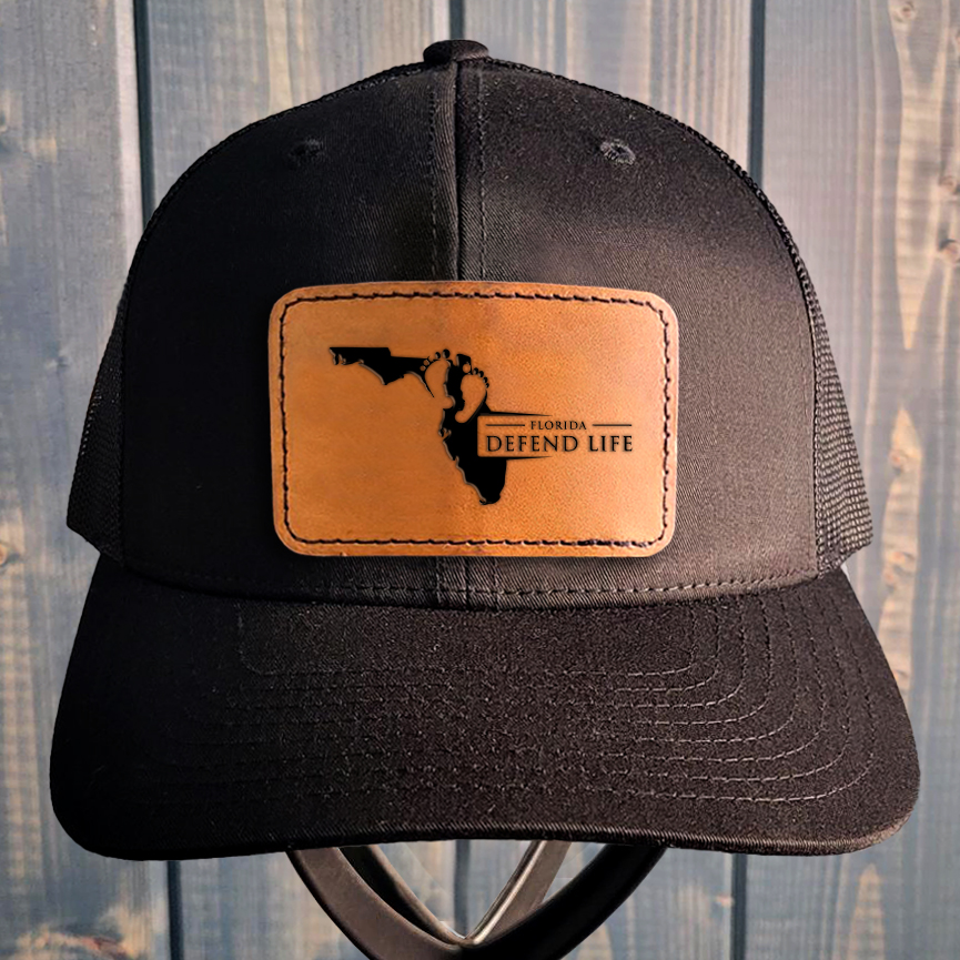 Hat, Florida Leather Patch Hat