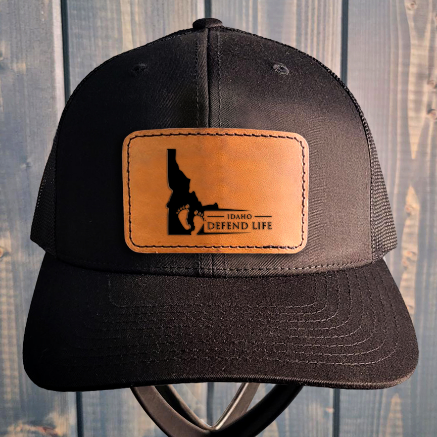 Hat, Idaho Leather Patch Hat