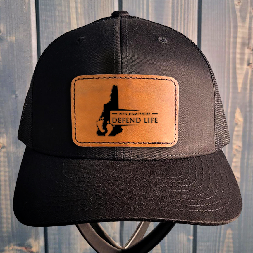 Hat, New Hampshire Leather Patch Hat
