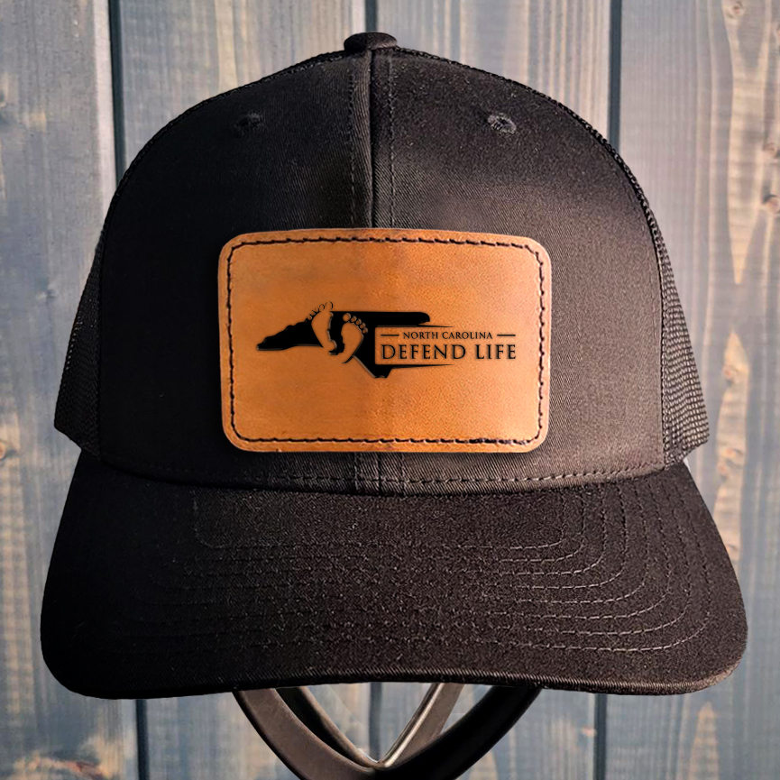 Hat, North Carolina Leather Patch Hat