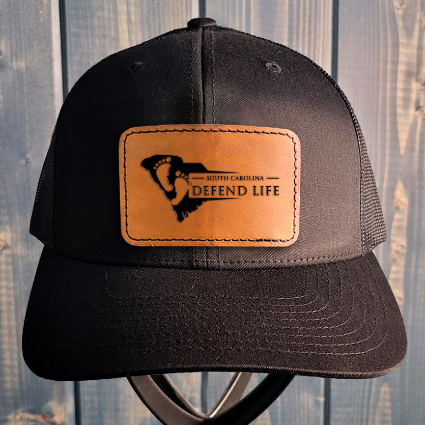 Hat, South Carolina Leather Patch Hat
