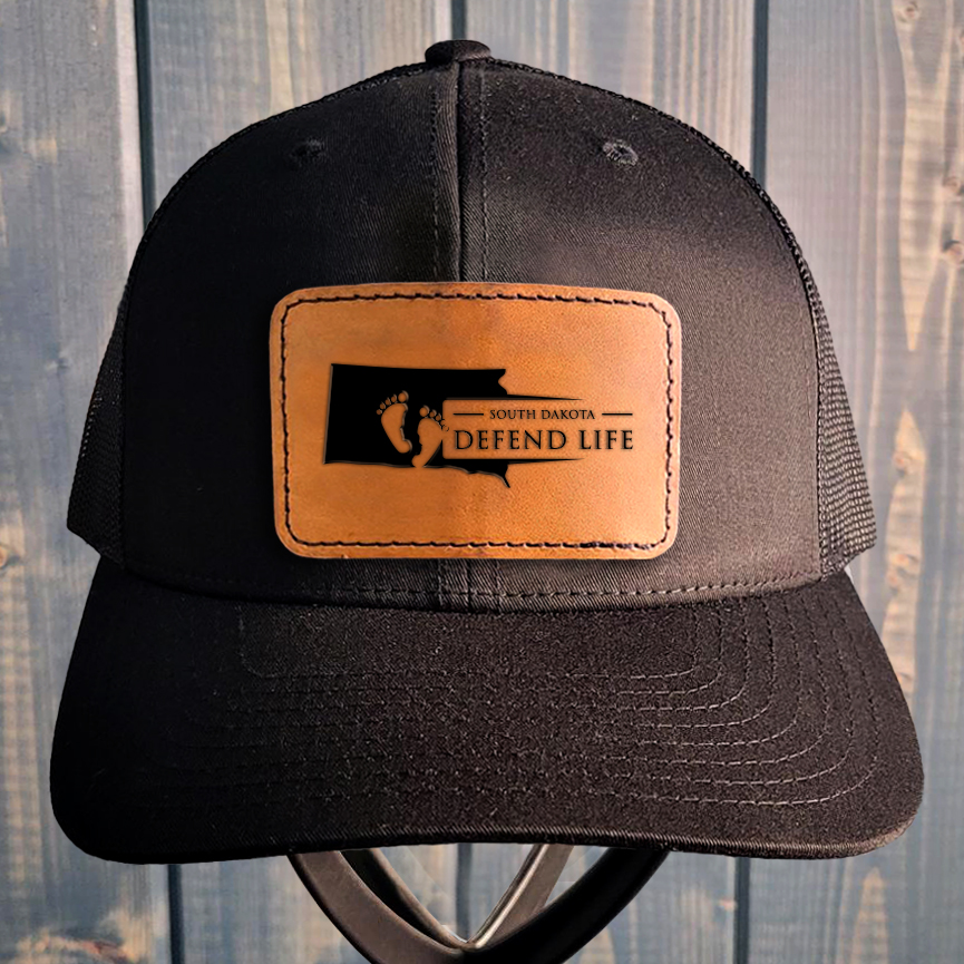Hat, South Dakota Leather Patch Hat