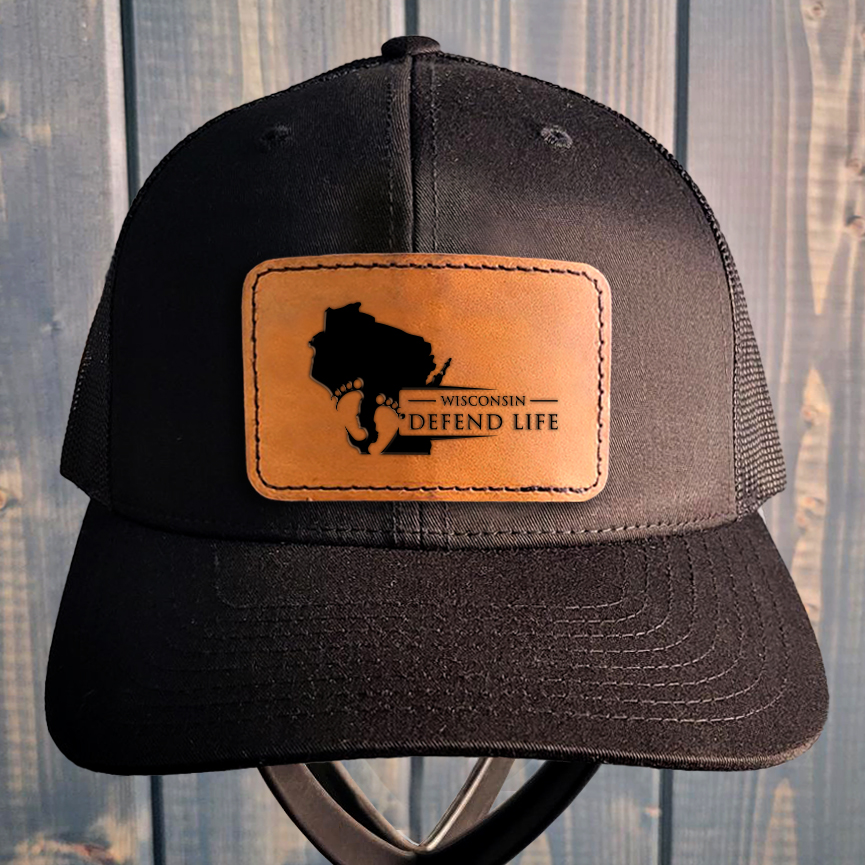 Hat, Wisconsin Leather Patch Hat