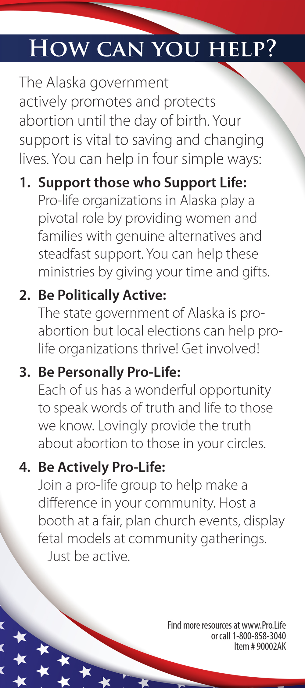Literature, Alaska Stats Card: Pack of (50)