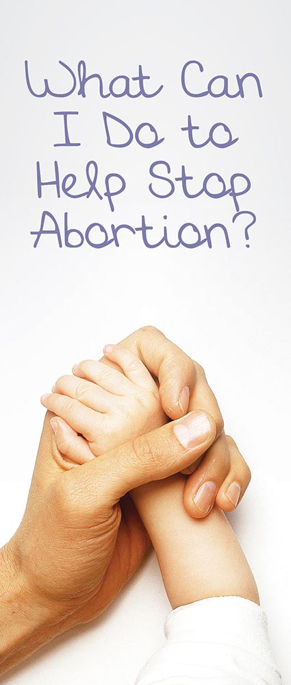 Literature, What Can I Do to Stop Abortion?: 50/pk