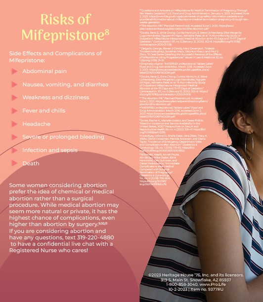 Literature, RU-486 (Mifeprex and Misoprostol): Pack of (50)