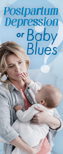 Literature, Baby Blues and Postpartum Depression: Pack of (50)