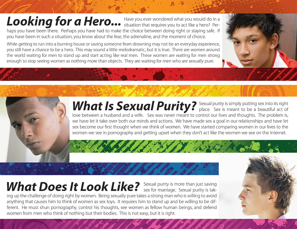 Literature, Sexual Purity (Boys): Pack of (50)