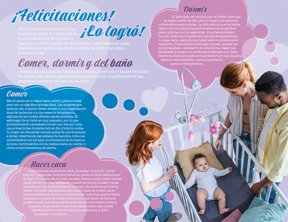 Literature, El Regreso a Casa con tu Bebe (Coming Home with Baby), Spanish: Pack of (50)