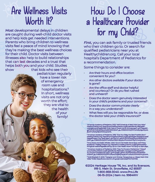 Literature, Why Child Healthcare Matters: Pack of (50)