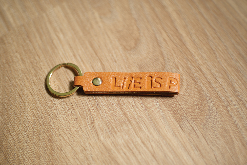 Key chain, Leather Key Chain Life is Precious : Pack of (10)