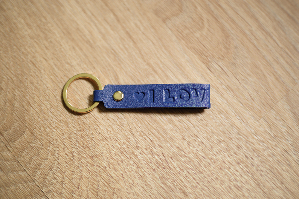 Key chain, Leather Key Chain I Love Life: Pack of (10)