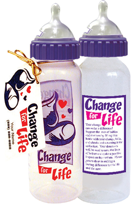 Bottle, Standard, Change for Life: 120/pk