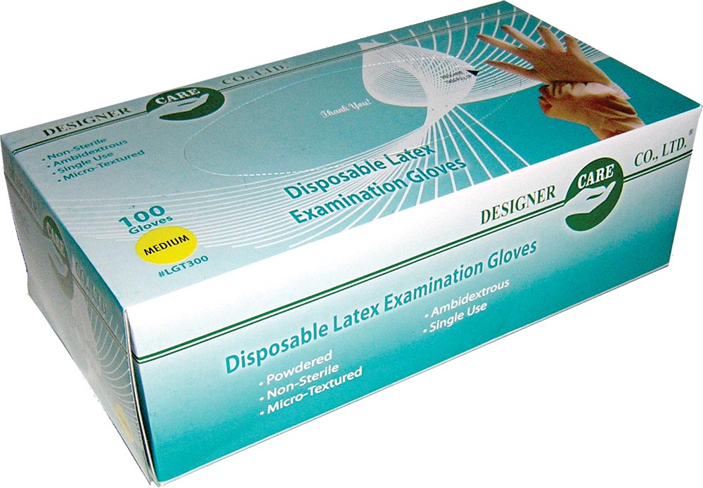 Pregnancy Test Supplies, Latex Gloves, Medium: 100/pk